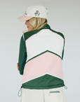 Jackie Moon Vest - Chevron Pink