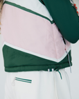 Jackie Moon Vest - Chevron Pink