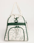 Country Club Bag - Green Scattered