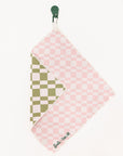 Magnet Golf Towel - Pink/White Checkered