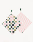 Magnet Golf Towel - Barbie Checkered