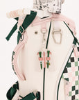 Barbie Golf Bag - Pink/White Checkered