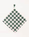 Magnet Golf Towel - Green/White Checkered