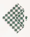 Magnet Golf Towel - Green/White Checkered