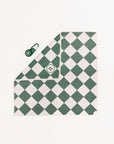 Magnet Golf Towel - Green/White Checkered