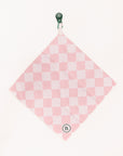 Magnet Golf Towel - Pink/White Checkered