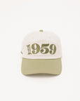 1959 Hat - Putting Green/White