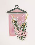 Erin Dress Bag Charm - Barbie Checkered