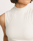Riptide Mock Neck - Sugar