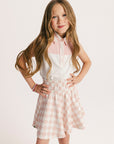 Youth Moore Polo - Pink/White