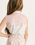 Youth Moore Polo - Pink/White