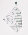 Magnet Golf Towel - Sea Stripes/Scattered
