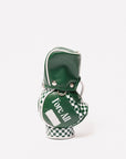 Bag Caddie - Green/White Checkered