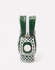Bag Caddie - Green/White Checkered