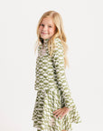 Youth Bea Base - Putting Green/White Retro