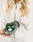 Bag Caddie - Green/White Checkered