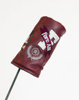 Merlot Kai golf club head cover with a logo on a white background