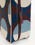 Colorful geometric-patterned Fore All shoe bag on a white background