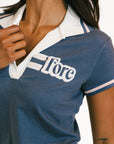 Retro Angie Polo - Indigo