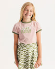 Youth I Can Play Tee - Pink