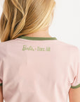 Youth I Can Play Tee - Pink
