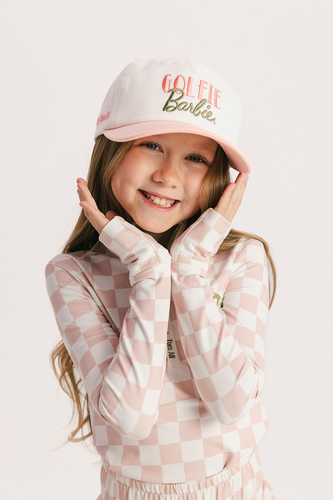 パーリーゲイツ    バービー Golfie Barbie Hat - Pink/White – foreall.com