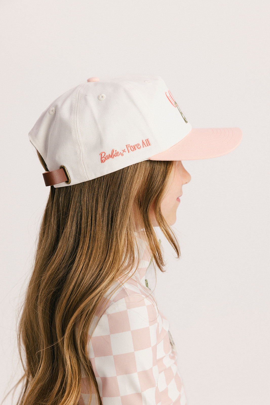 Golfie Barbie Hat - Pink/White – foreall.com
