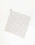 Striped towel with 'FORE' text on a white background