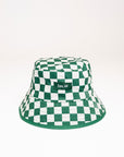Austi Bucket Hat - Green Checkered