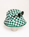 Austi Bucket Hat - Green Checkered