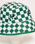Austi Bucket Hat - Green Checkered