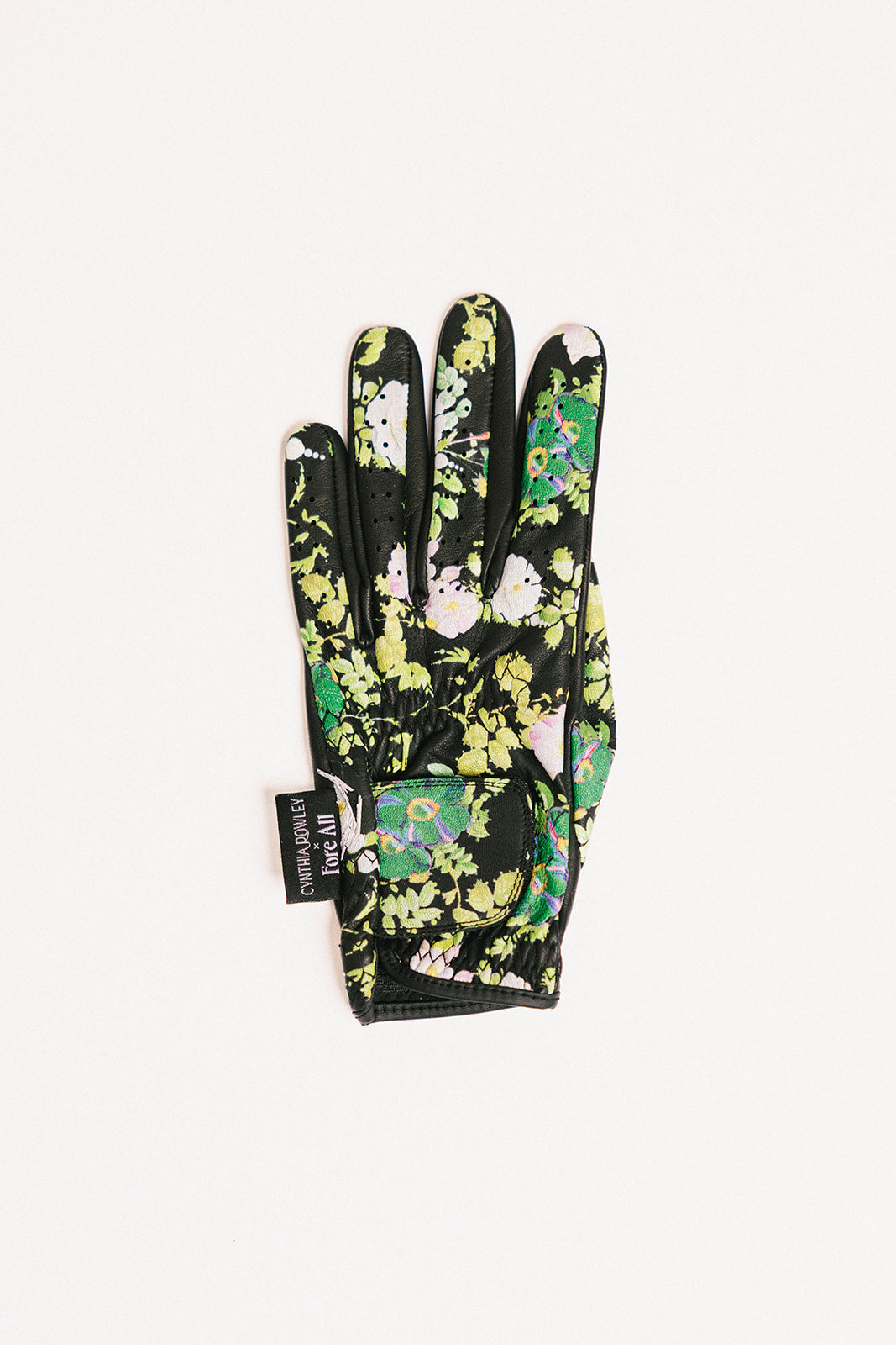 CR x FA Golf Glove - Black Floral – foreall.com