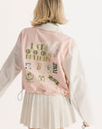 Anything Jacket - Pink/White
