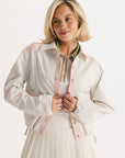 Anything Jacket - Pink/White