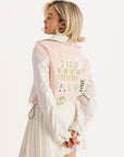 Anything Jacket - Pink/White