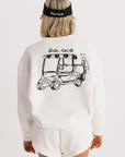 Country Club Crewneck - White
