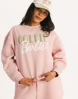 Golfie Barbie Crewneck - Pink