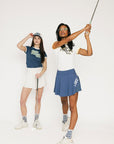 Ringer Tee - Girls Is Players Too Indigo