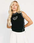 Incheon Sleeveless Sweater - Black