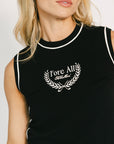 Incheon Sleeveless Sweater - Black