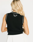 Incheon Sleeveless Sweater - Black