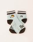 Happy Golfer Quarter Sock - Blue Sky Horse