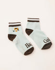 Happy Golfer Quarter Sock - Blue Sky Horse