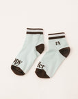 Happy Golfer Quarter Sock - Blue Sky Horse