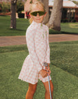 Youth Sasha Skirt - Pink/White Checkered