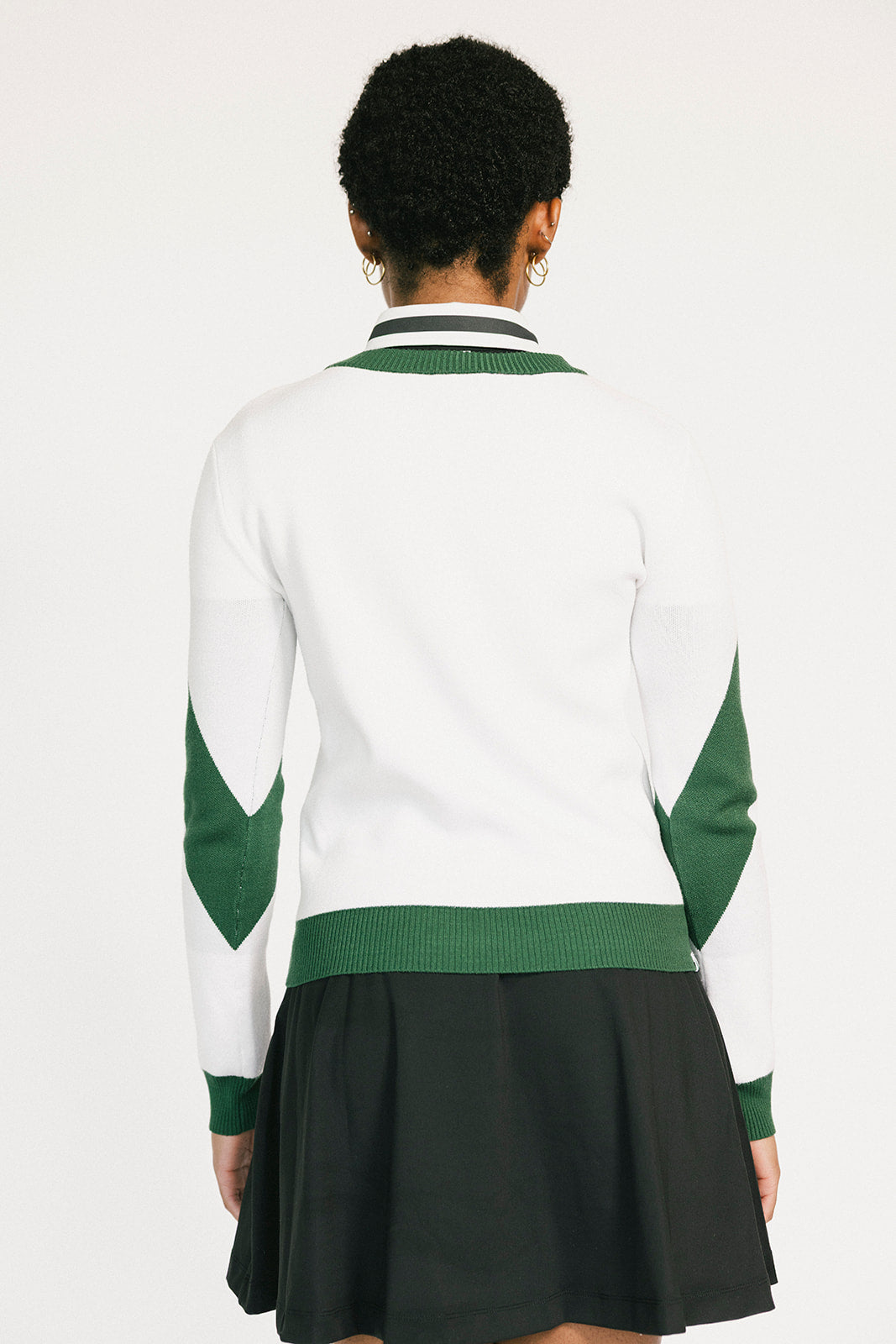 Fore Sweater - White/Green – foreall.com