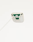 Small mallet cover with a smiley face design on a white background