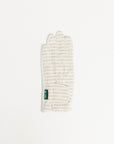 Fore All angora fore stripe glove with a green label on a white background