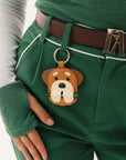 Brave Dog Bag Charm - Bourbon