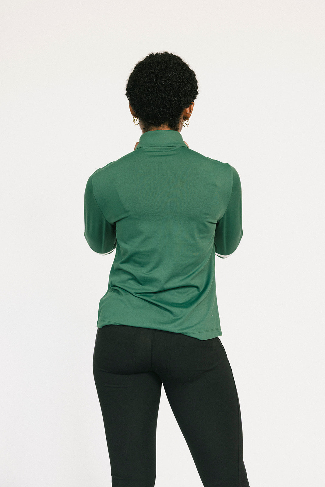 Micky Quarter Zip - Green – foreall.com